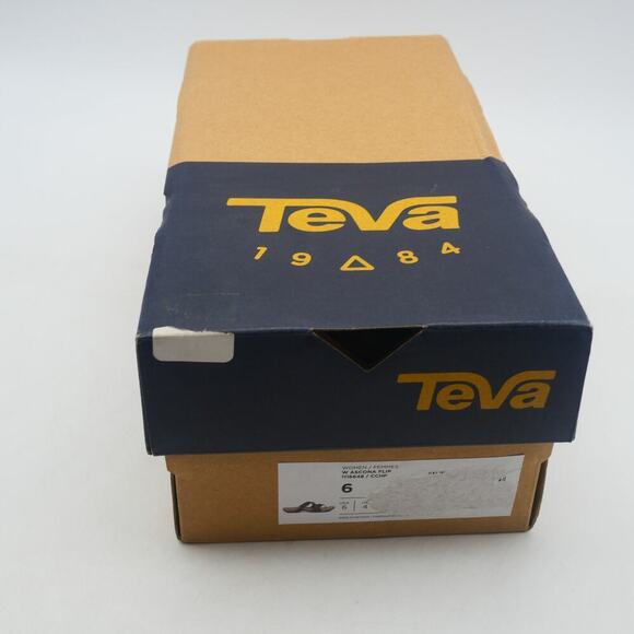 NEW Teva Women's 6 Ascona Flip Flops Sandals Chocolate Chip Brown Hiking - Picture 10 of 10